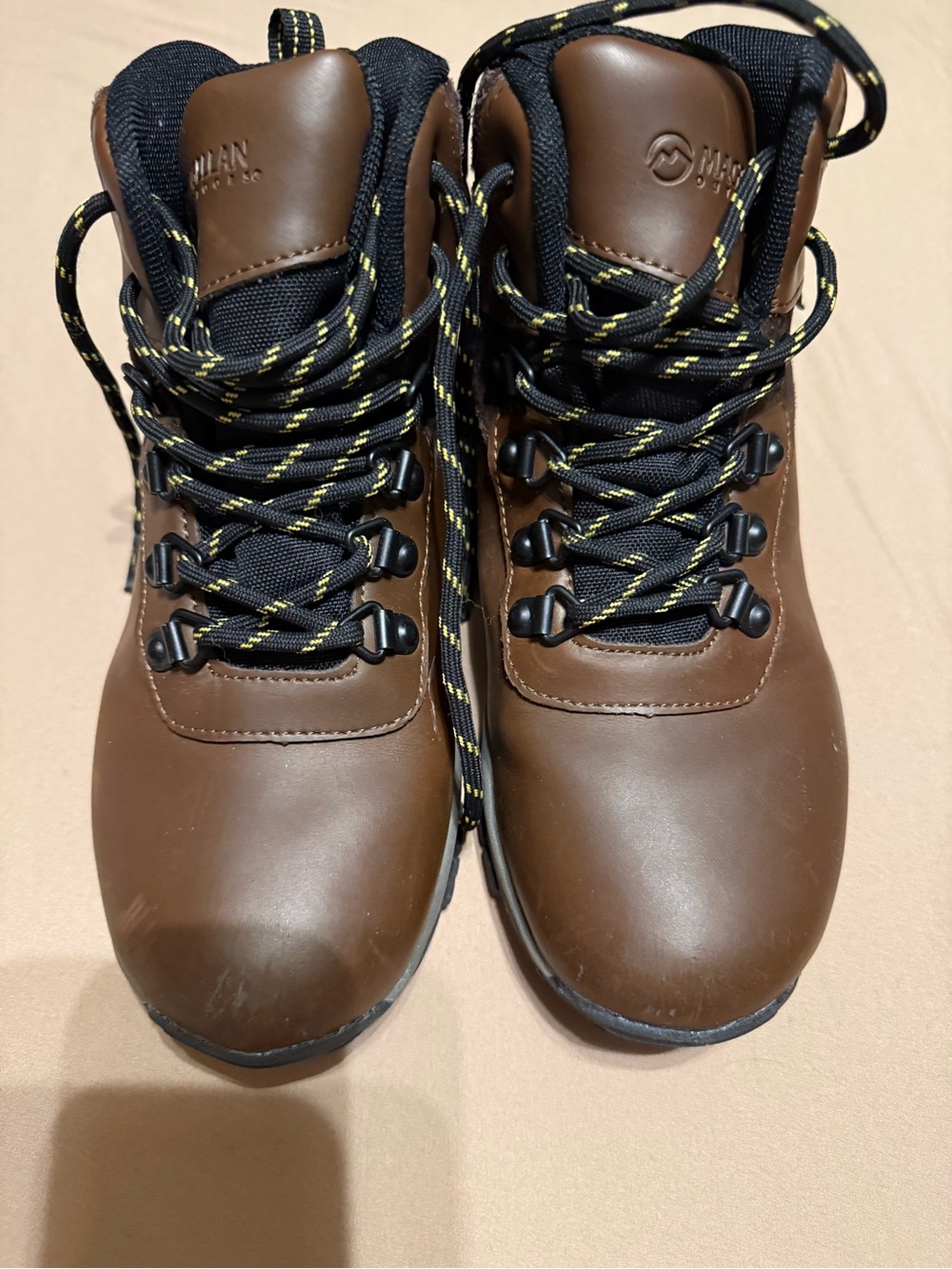 Magellan Outdoors Brown and Black Kids Hiking Boots